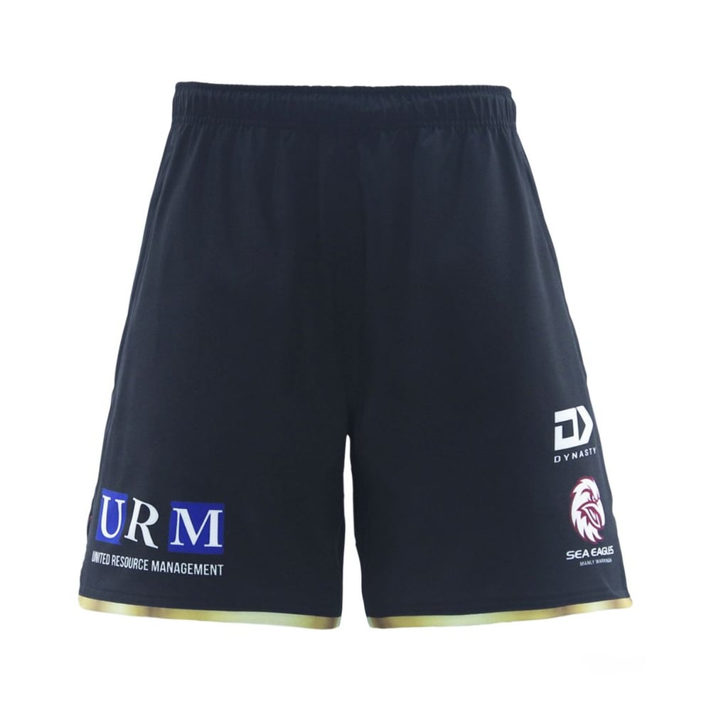 Men's Manly-Warringah Sea Eagles 2025 Third Gym Shorts - Black