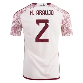 Néstor Araujo #2 Mexiko Auswärtstrikot Weltmeisterschaft 2022