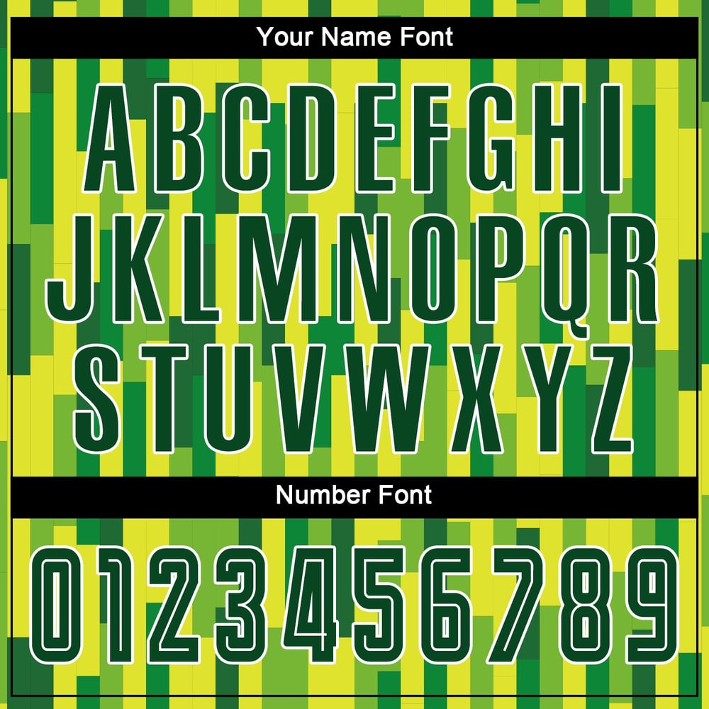 Custom Neon Uniform Jersey Green Sublimation Soccer Green-Gold