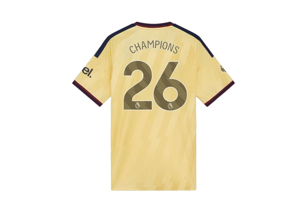 Kinder Arsenal Premier League Drittes Champions-Trikot #26