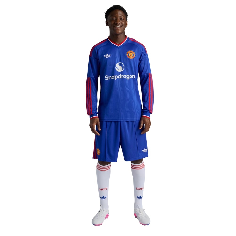 Maillot Extérieur Manches Longues Manchester United 2026/27 Enfant