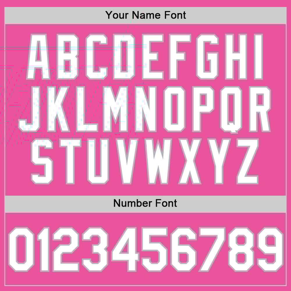 White-Gray Baseball Authentic Pink Sleeveless Custom Jersey