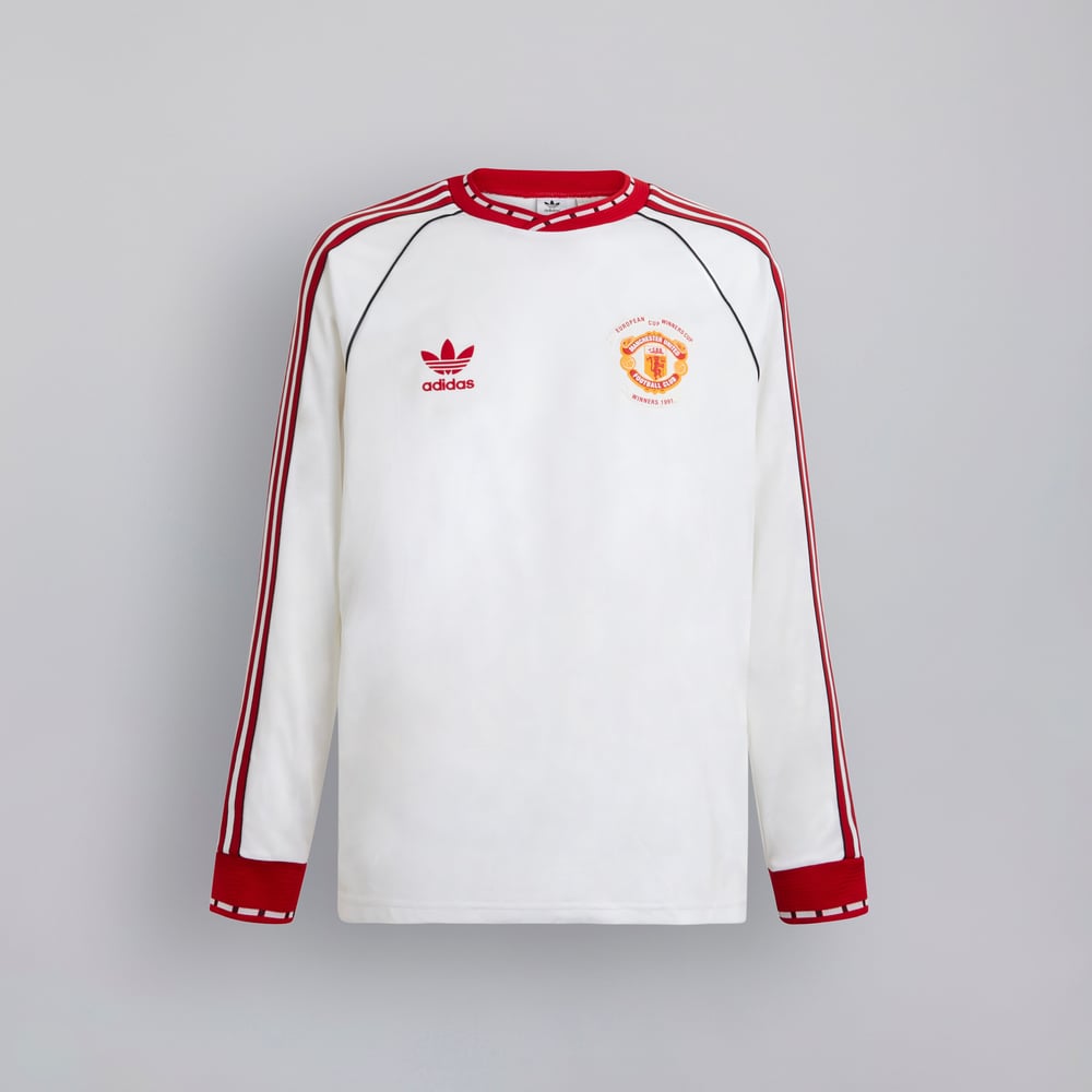 Herren Manchester United 1991 Auswärts Bring Back Langarm Trikot