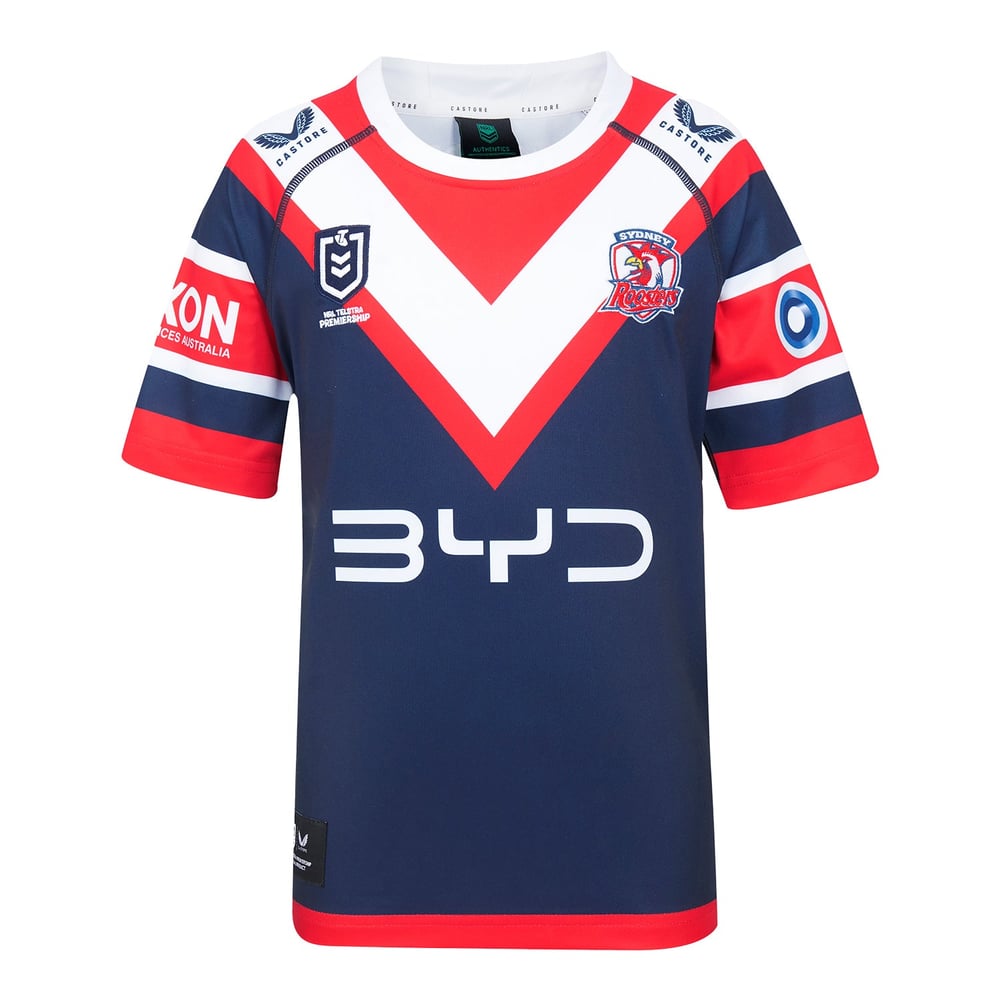 Kid's Sydney Roosters 2025 Home Shirt