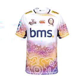 Kid's Queensland Reds 2025 Third Indigenous Shirt