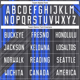 White-Royal Black Sublimation Jersey Soccer Custom Uniform