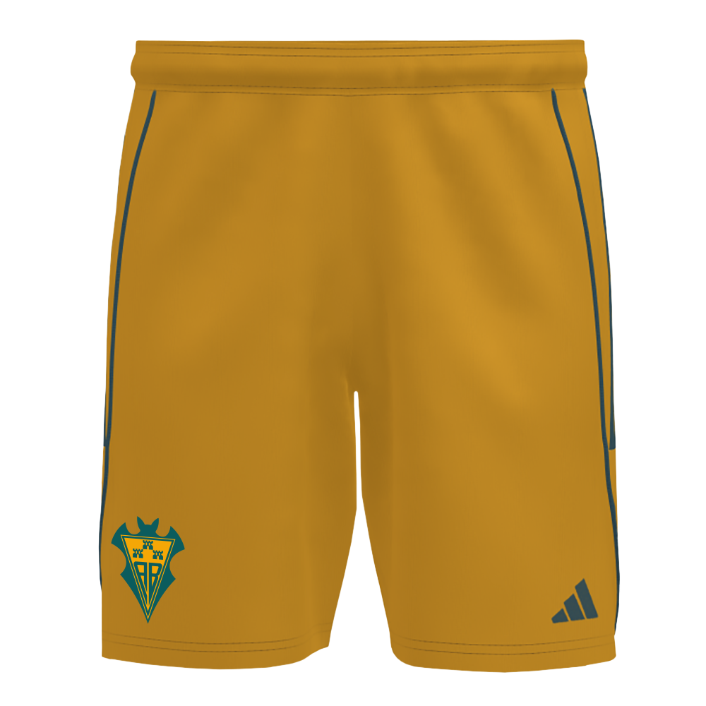 Kinder Albacete BP 2025/26 Auswärtsshorts – Gelb