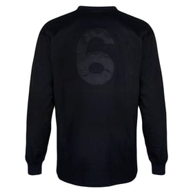Männer England 1966 Retro Langarm Blackout Shirt #6