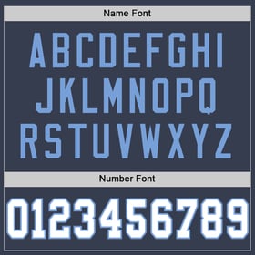 Navy Authentic White-Light Mesh Jersey Custom Football Blue