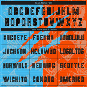 Graffiti Scratch Sublimation Uniform Jersey Black Blue-Orange Custom Soccer Sky Pattern