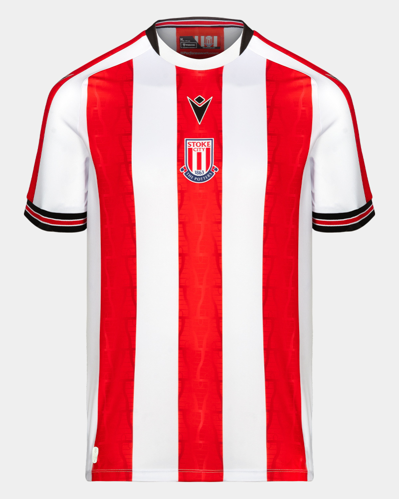 Herren Stoke City 2024/25 Heimtrikot ohne Sponsor