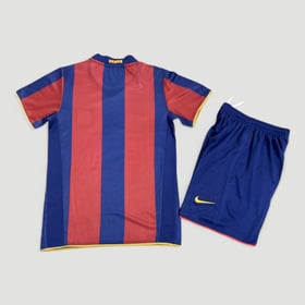 Kinder FC Barcelona 2007/08 Heimtrikot
