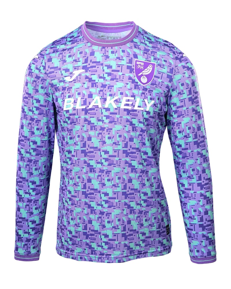 Maillot Troisième Manches Longues Norwich City 2026/27 Enfant