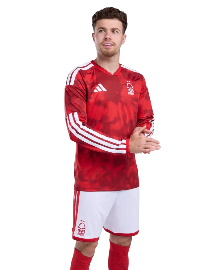 Men's Nottingham Forest 2026/27 Home Long Sleeve Shirt