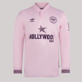 Herren Brentford 2024/25 Ausw채rtstrikot Langarm