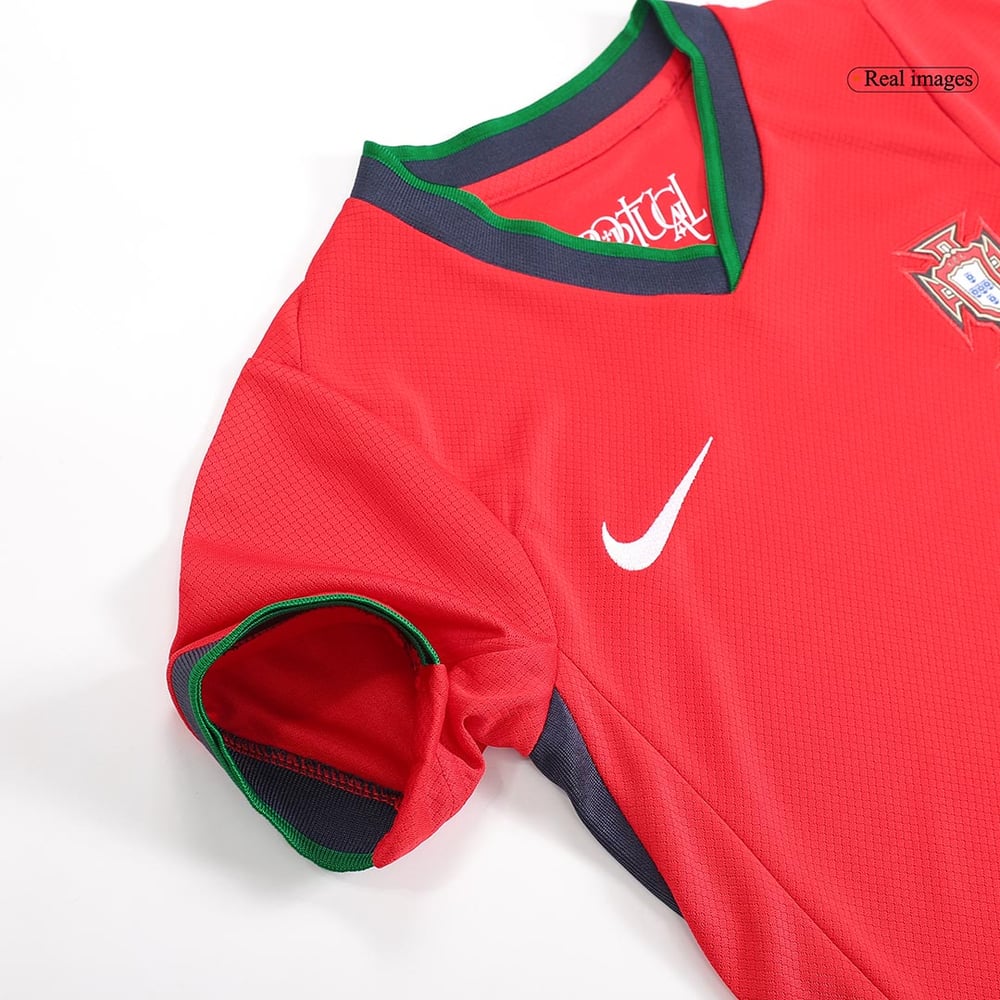 Kinder Portugal Heimtrikot+Kurze Hosen EURO 2024