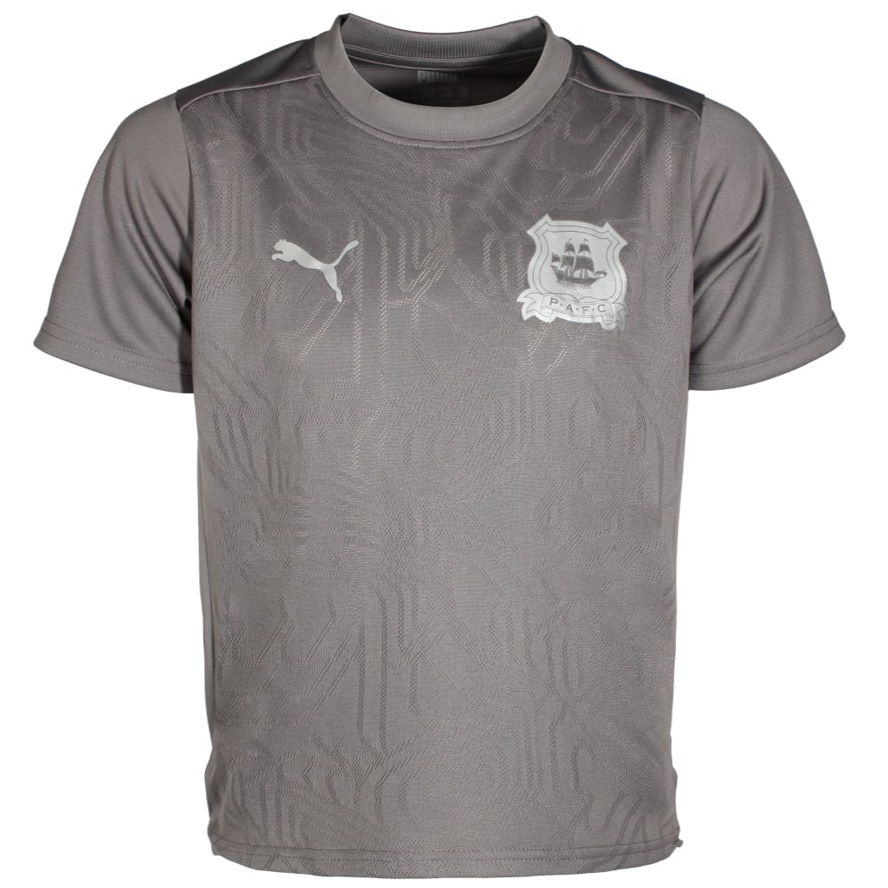 Kind Plymouth Argyle 2024/25 Dritt Authentisches Trainingsshirt - Grau