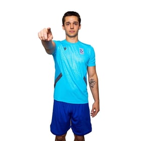 Herren Lech Poznań 2023/24 Drittes Authentisches Trainingstrikot - Hellblau