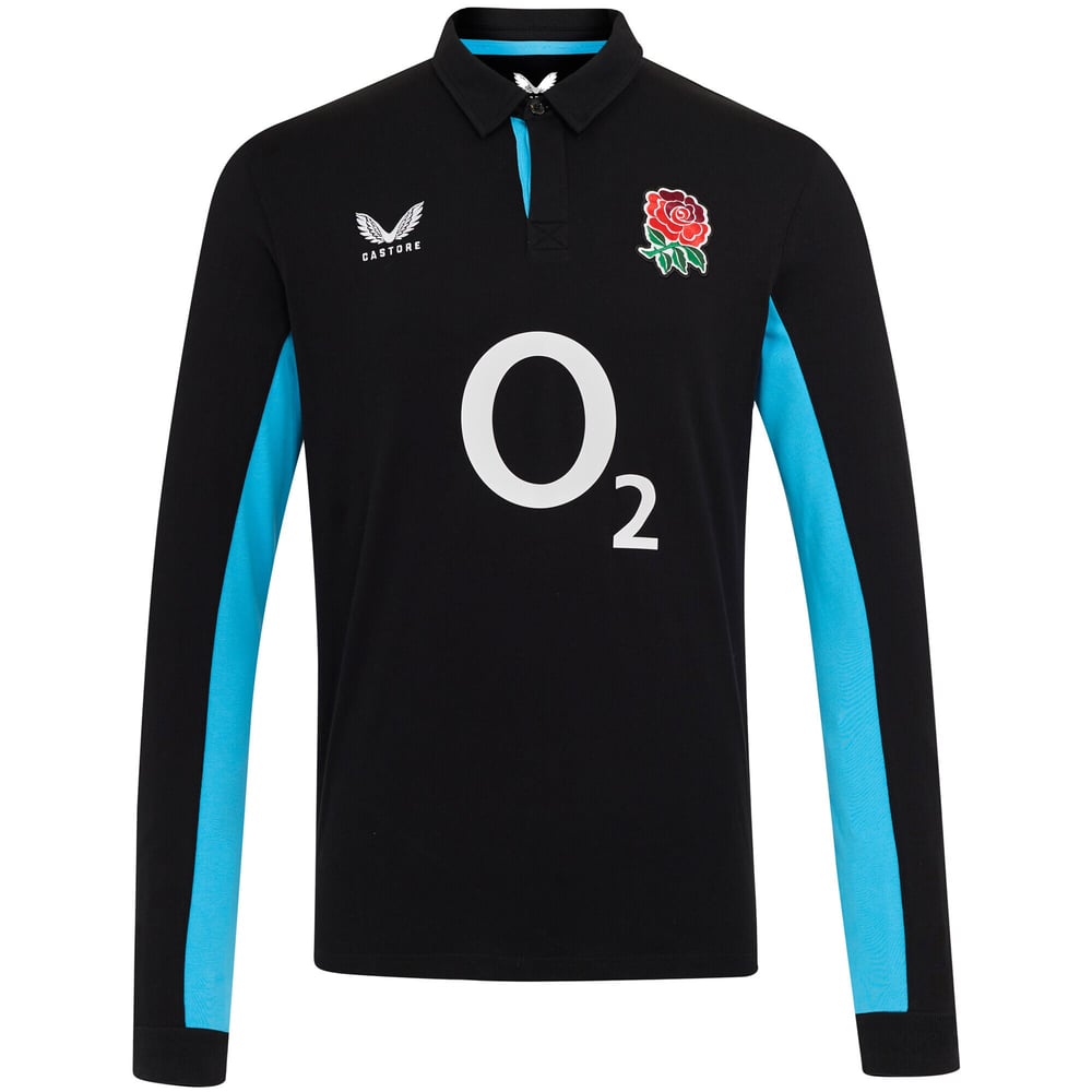 Kid's England Rugby 2025/26 Alternate Classic Long Sleeve Shirt