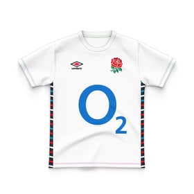 Kid's England Rugby 2024/25 Home Shirt