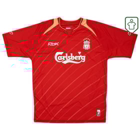 Men's Liverpool 2005/06 CL Home Retro Shirt