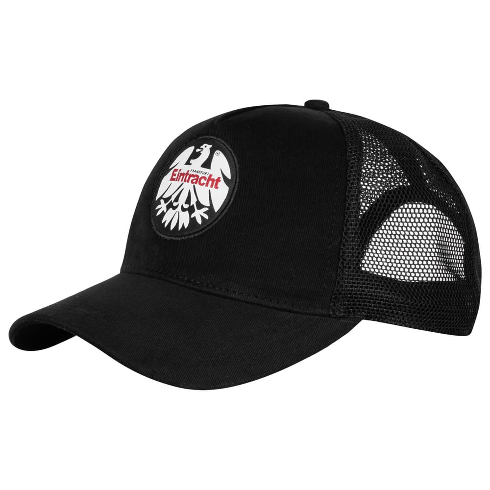 Eintracht Frankfurt Schwarze 1980er Trucker Kappe