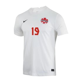 Alphonso Davies #19 Kanada Auswärtstrikot Weltmeisterschaft 2022