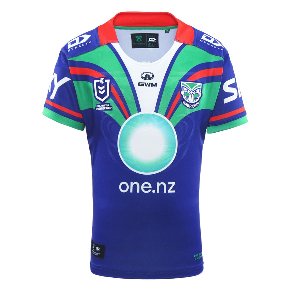 Kid's New Zealand Warriors 2025 Home Shirt