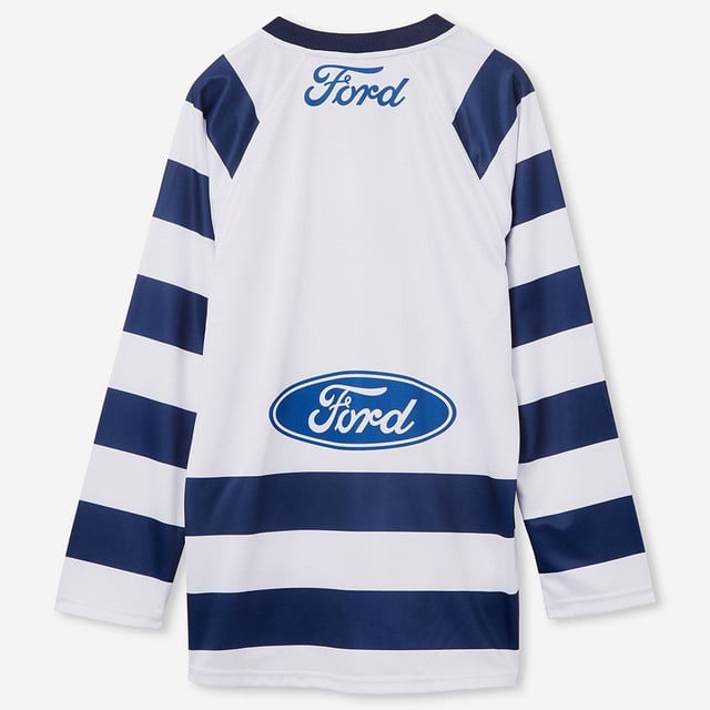 Kid's Geelong Cats 2024 Third Authentic Long Sleeve Guernsey