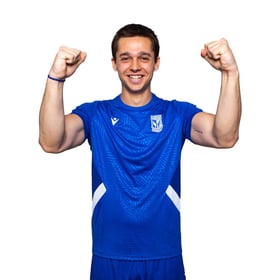 Herren Lech Poznań 2023/24 Drittes Authentisches Trainingstrikot - Blau