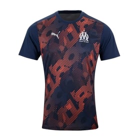 Herren OM 2024/25 Drittentrainingsshirt Vor Match - Blau/Orange