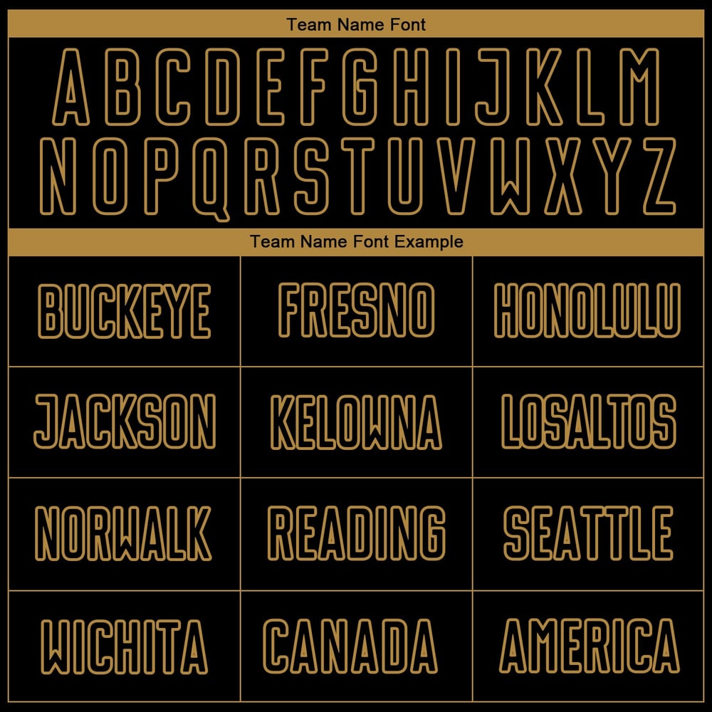 Sublimation Custom Old Uniform Jersey Soccer Black Gold