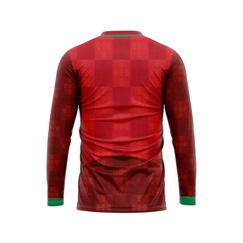 Men's Portugal RWC 2023 Home Long Sleeve Shirt
