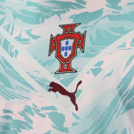 Remera manga larga de visitante Portugal 2026 Copa del Mundo niño