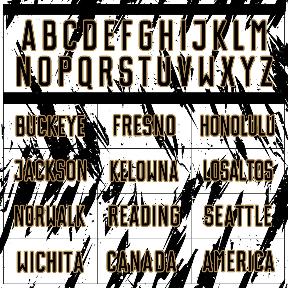 White Black-Old Soccer Uniform Jersey Sublimation Gold Custom