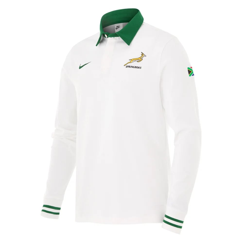 Kid's South Africa Springboks 2026/27 Away Heritage Long Sleeve Shirt