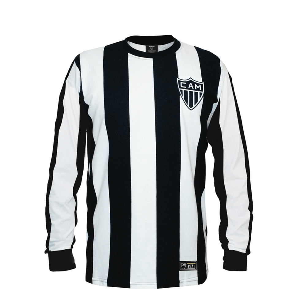 Maillot manches longues rétro Atlético Mineiro 1971 homme