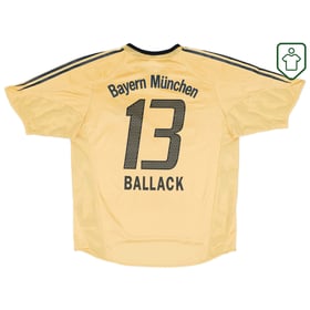 Men's Bayern Munich 2004/05 Away Retro Shirt Ballack #13