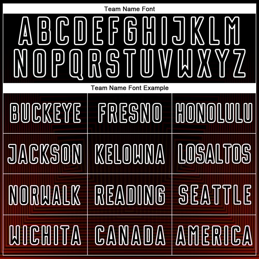 Custom Black Red-White Uniform Jersey Sublimation Soccer Lines Geometric