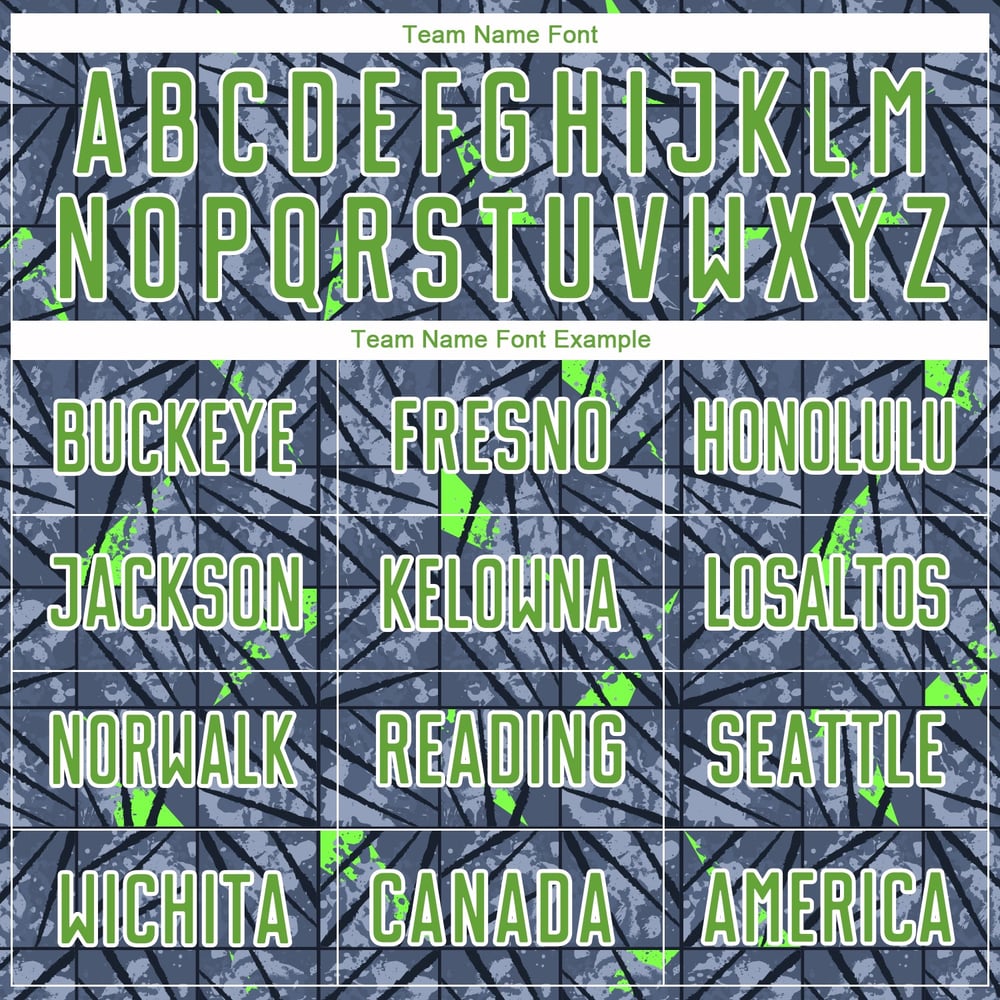 Sublimation Custom Gray Soccer Neon Uniform Jersey Green-Black