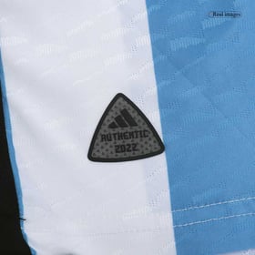 Argentina 3 Stars Player Version Home Jersey World Cup 2022