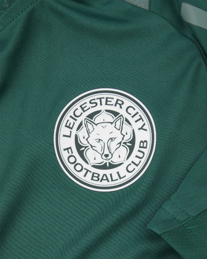 Kinder Leicester City 2024/25 Drittes Authentisches Trainings Trikot - Grün