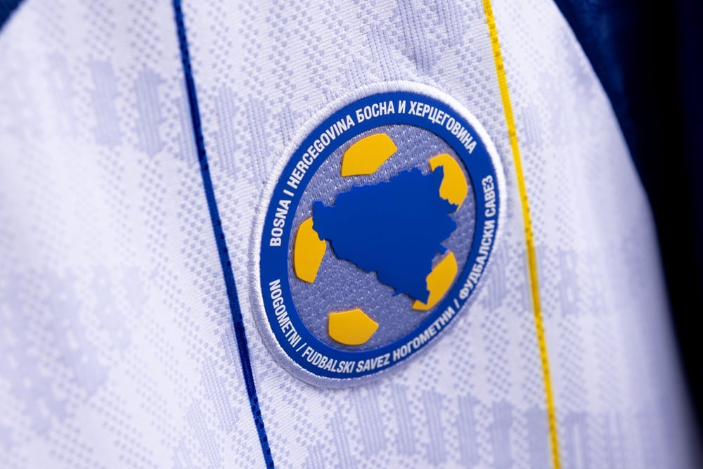 Camiseta Visitante Mundial Bosnia y Herzegovina 2026 Niño