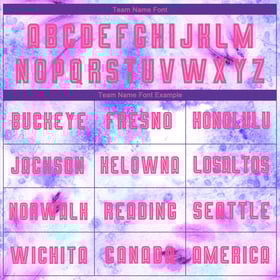 Sublimation Uniform Custom Jersey Tie Soccer Pink-Purple Dye