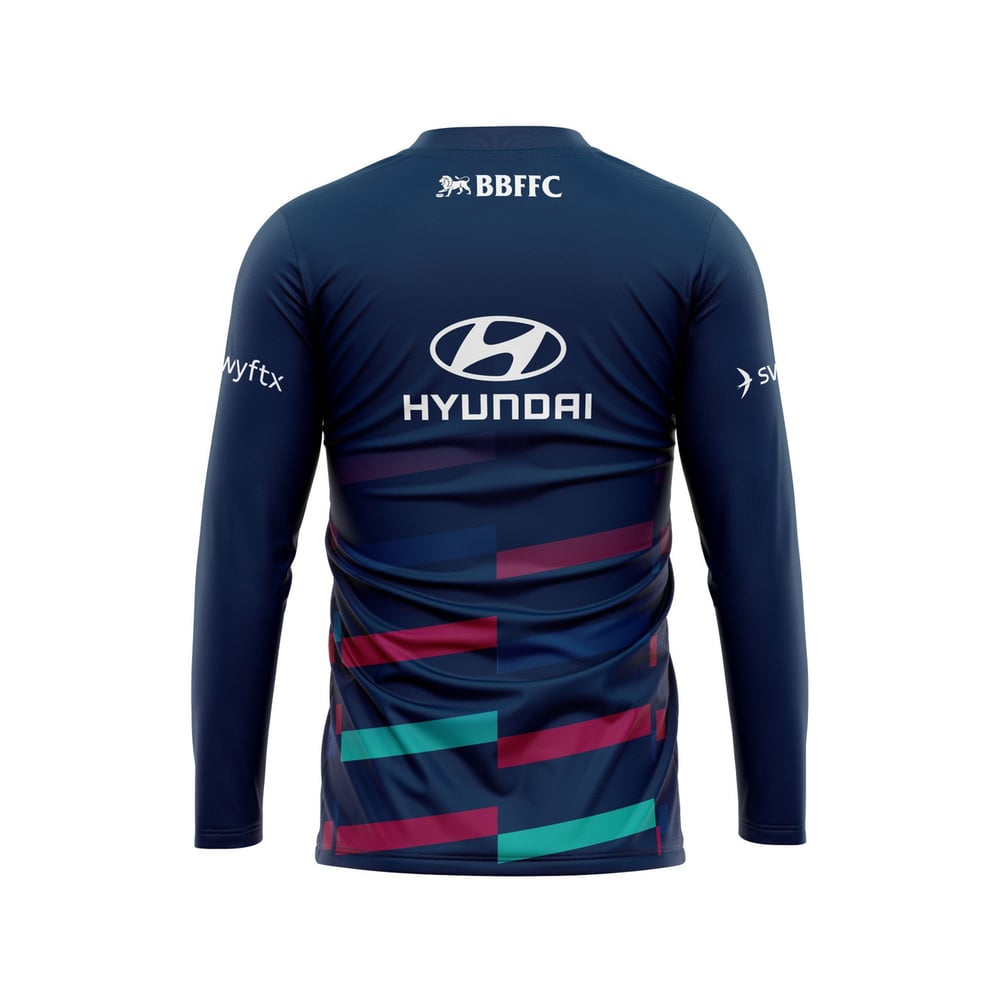 Men's Brisbane Lions 2025 Third Authentic Long Sleeve Training Shirt