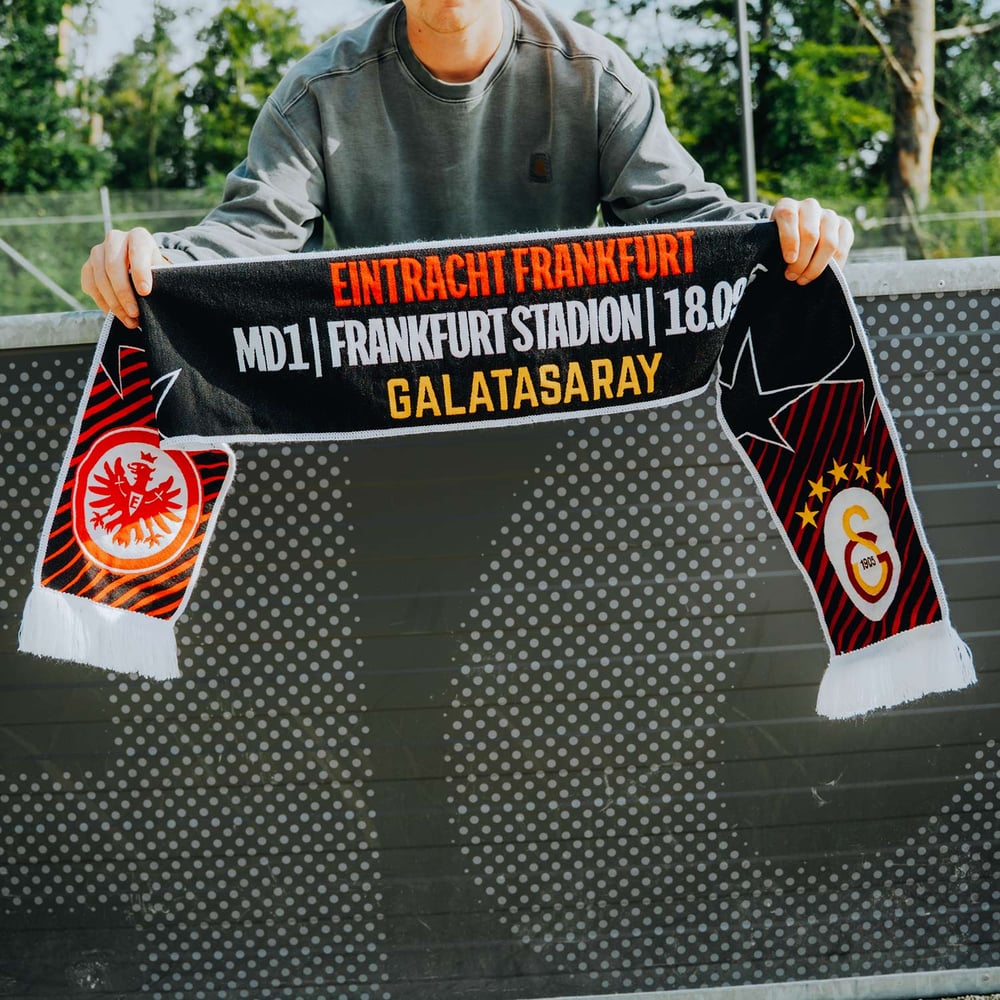 Eintracht Frankfurt x Galatasaray UCL Schal