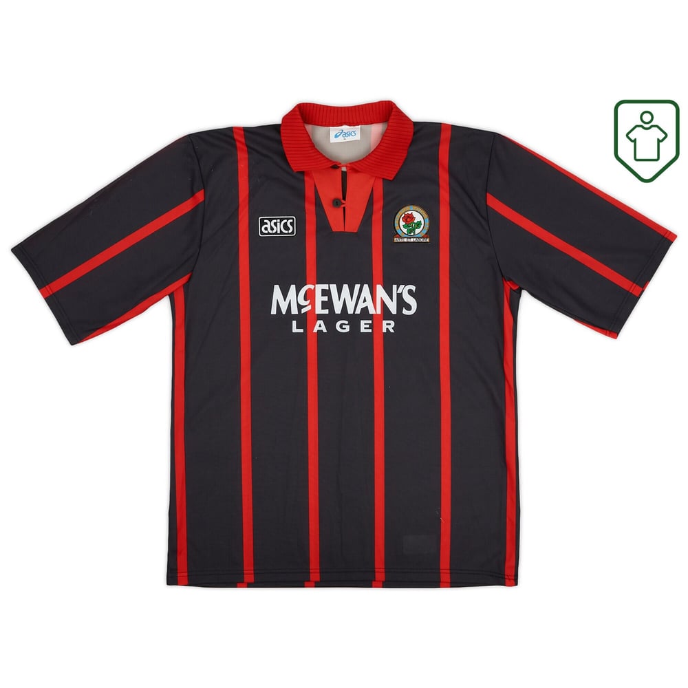Herren Blackburn Rovers 1994/95 Auswärts-Retro-Trikot Shearer #9