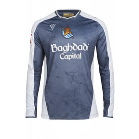 Kinder Real Sociedad B 2025/26 Auswärts Langarmtrikot