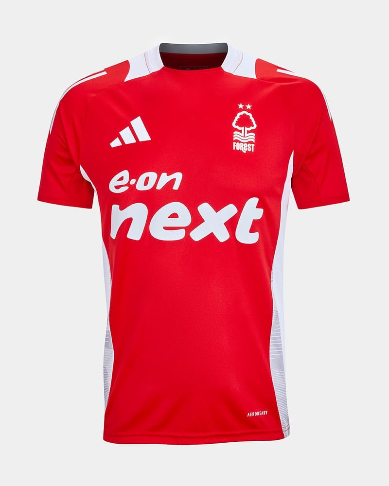 Kinder Nottingham Forest 2024/25 Drittes Authentisches Trainingsshirt - Rot