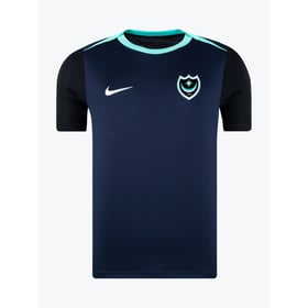 Herren Portsmouth 2024/25 Dritt Authentisches Acadpro Trainingsshirt - Blau